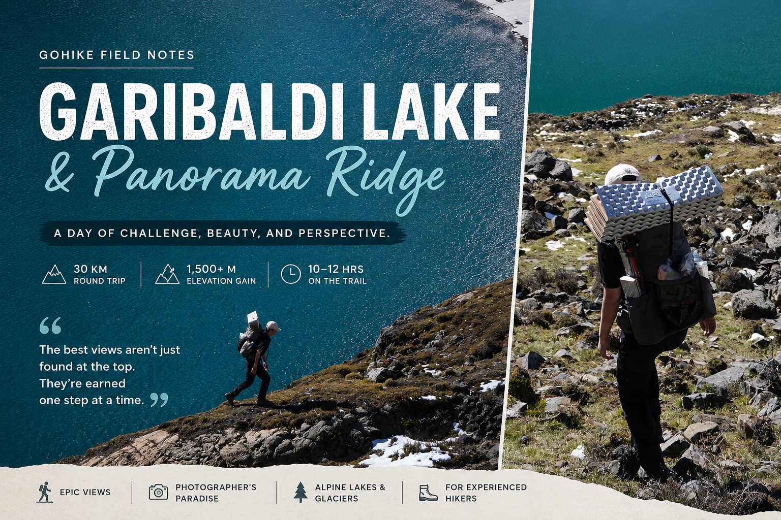 Field Notes: Carrying Everything That Matters — A Day at Garibaldi Lake