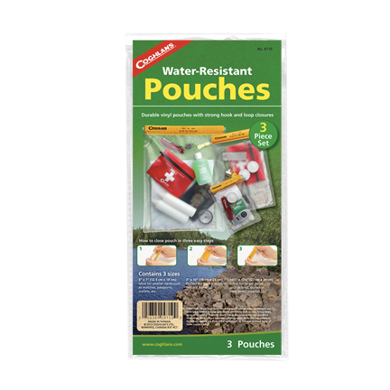 Coghlan's Water-Resistant Pouches - 3 Pouches image 0