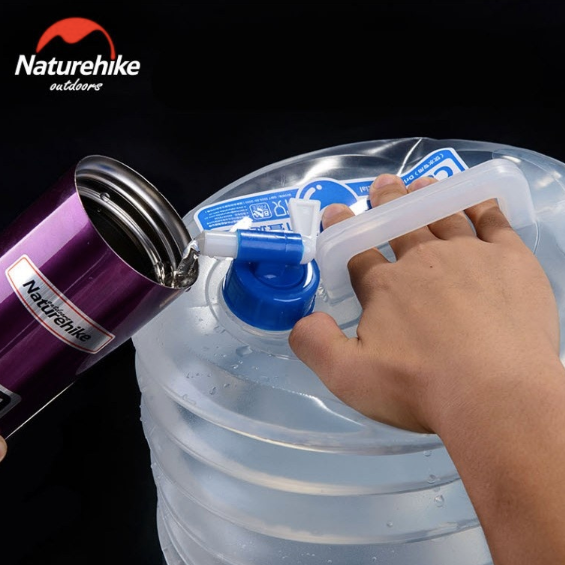 Naturehike Collapsible Water Bucket PE - 5L image 2