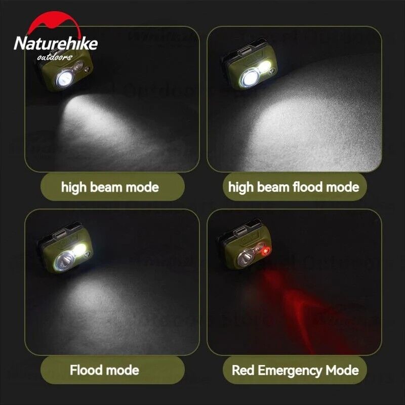 Naturehike IP68 Headlamp 3*AAA image 4