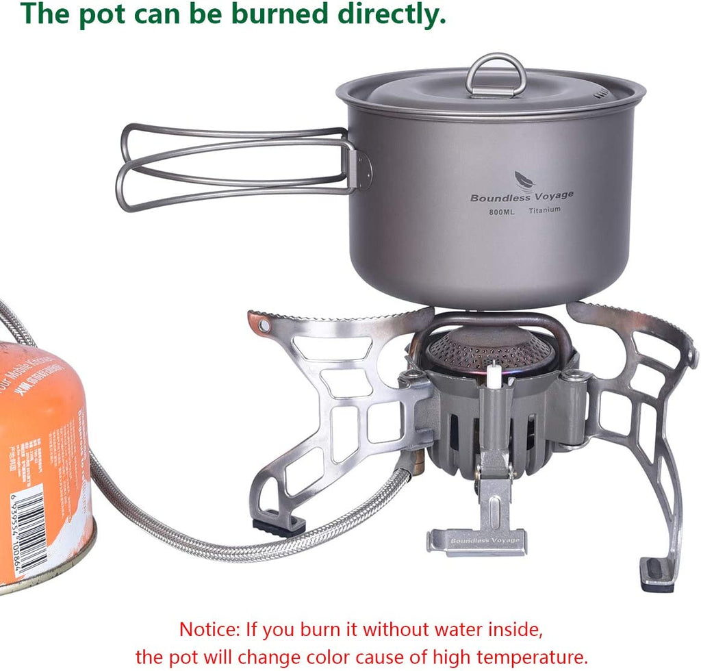 Boundless Voyage Titanium Pot 800ml+lid image 2