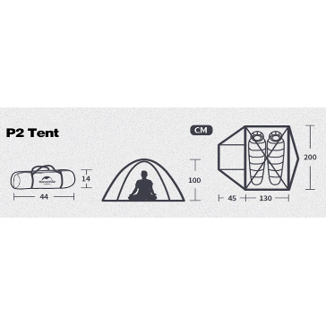 Naturehike P-Series Aluminum Pole Tent image 2