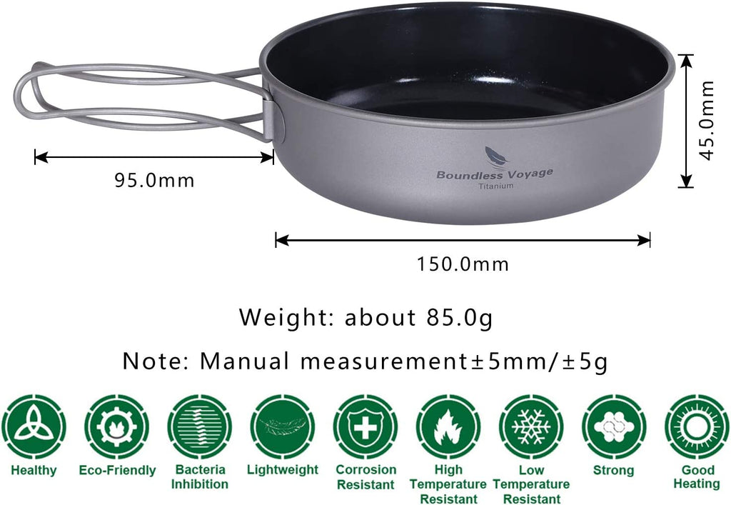 Boundless Voyage Titanium Frying Pan 5 inch image 5