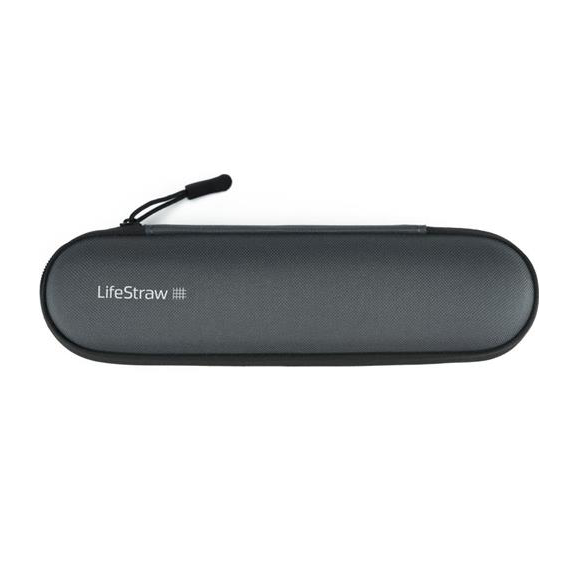 LifeStraw Peak Series Personal Water Filter Straw Carry Case - Dark Mountain Grey image