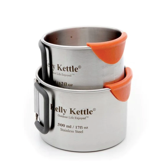 Kelly Kettle 2 Stainless Steel Cups image 1