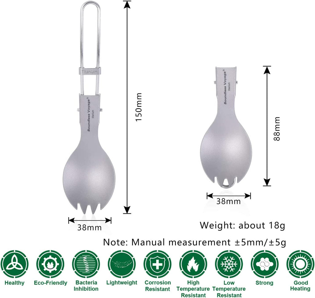 Boundless Voyage Titanium Folding Spork image 3