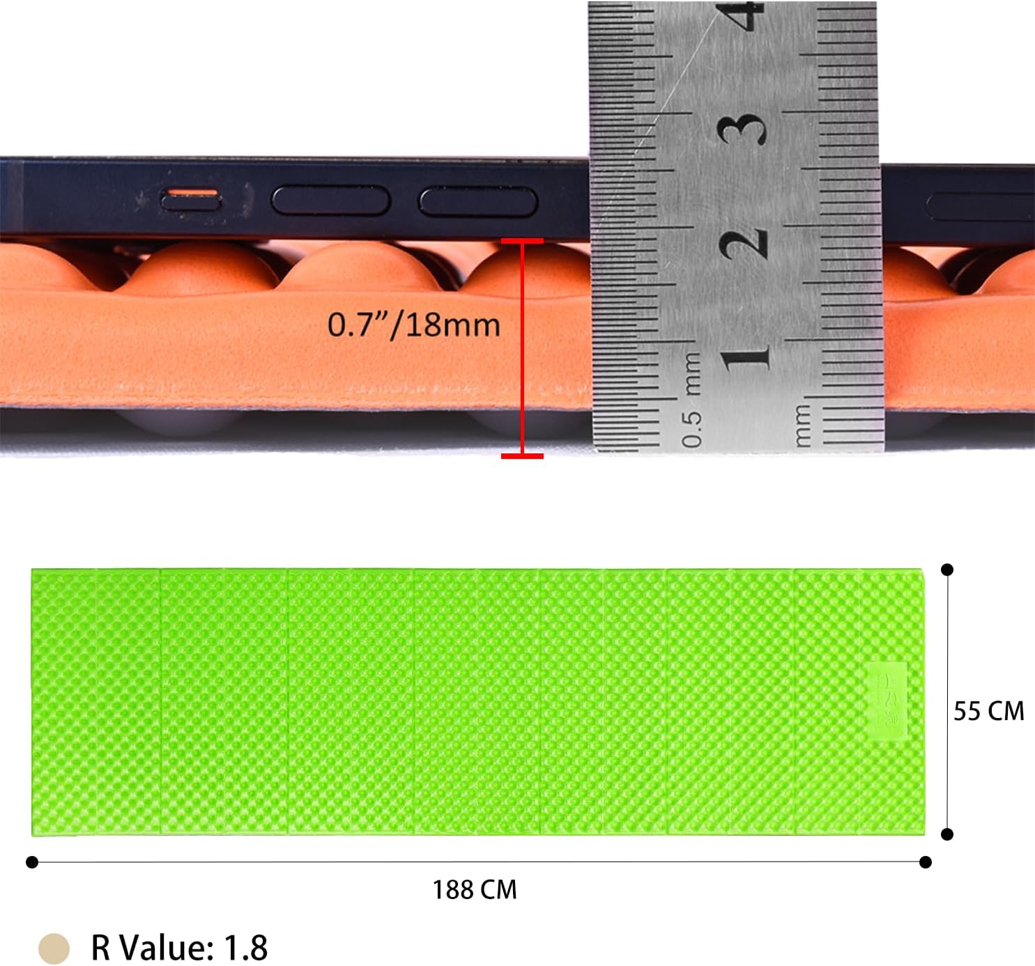 Mountain Spring Classic Folding Pad without Aluminum Foil image 2