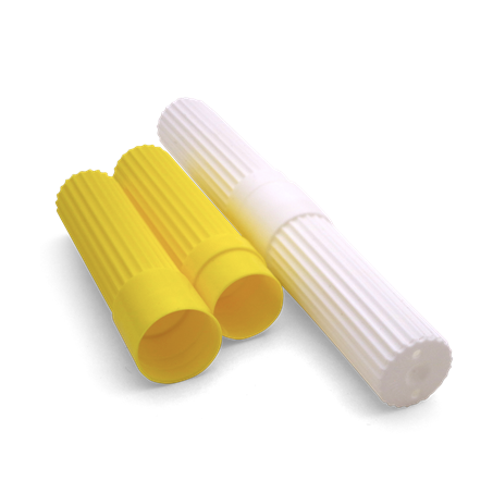 Coghlan's Toothbrush 2 Holders - Yellow/White image 1