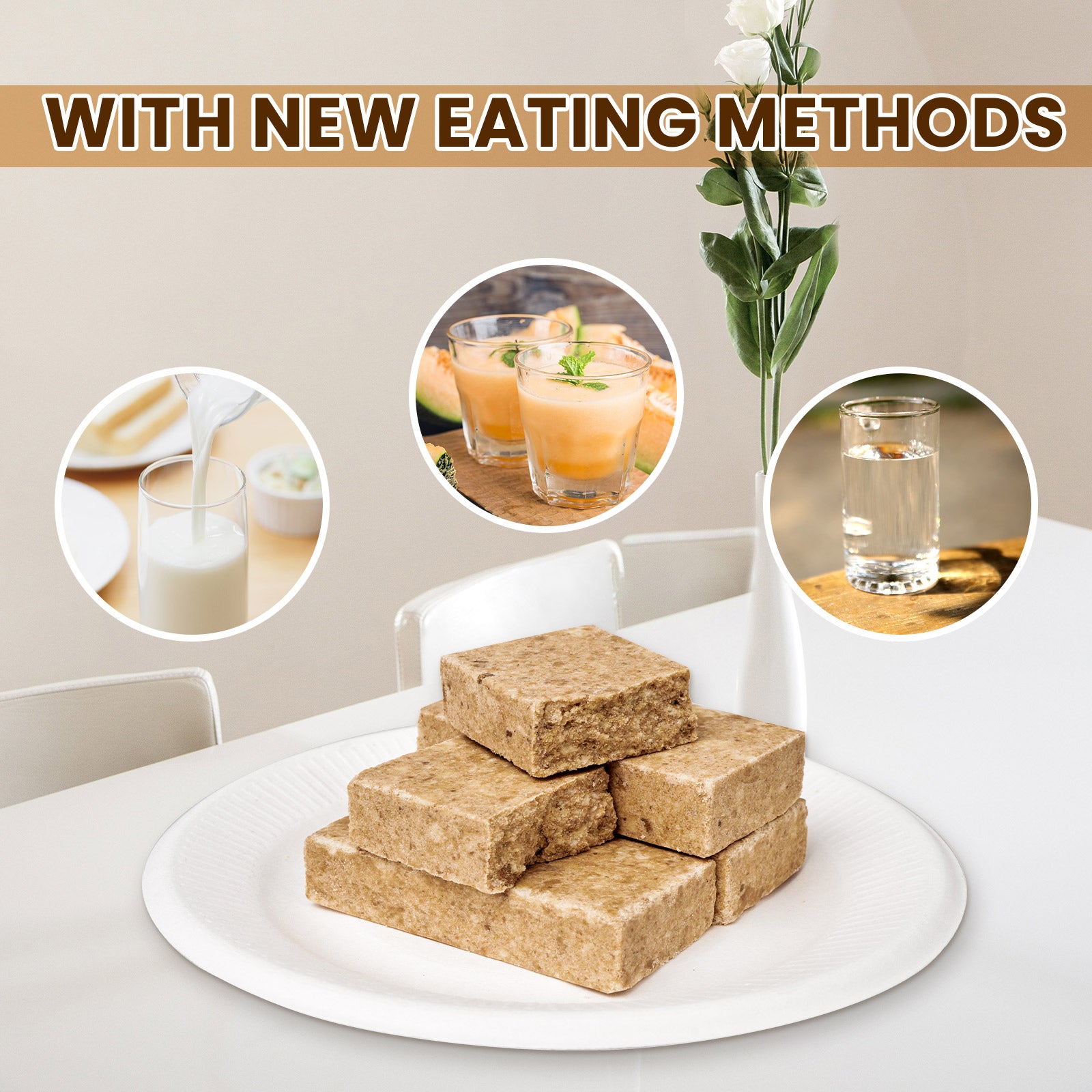 BDH High Energy Bar 2290Kcal Emergency Food Ration | Milk Cookie Flavor (250g x 2 Boxes) | Long Shelf-Life Compact Survival Biscuits