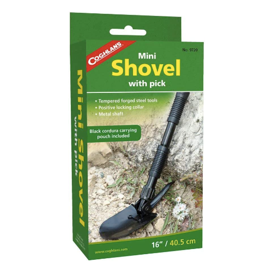 Coghlan's Mini Shovel with Pick image 0