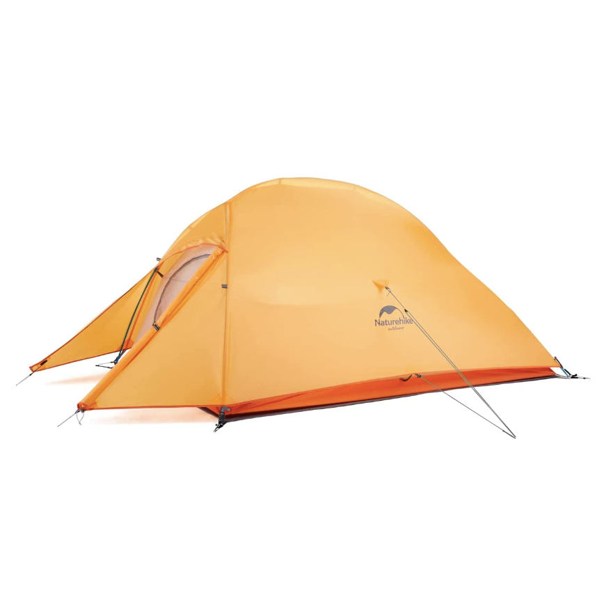 Naturehike Updated Cloud Up 2 Tent - 210T - Orange + Mats image