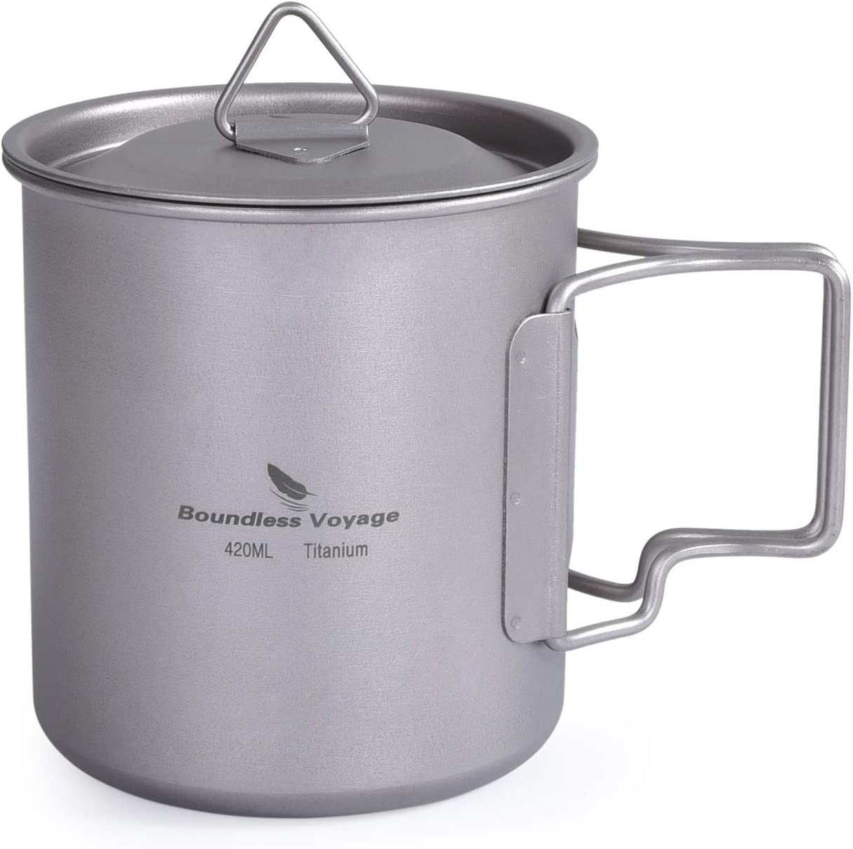 Boundless Voyage Titnaium Cup 420ml+Lid image 0