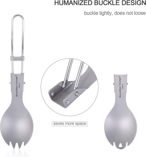 Boundless Voyage Titanium Folding Spork image 1