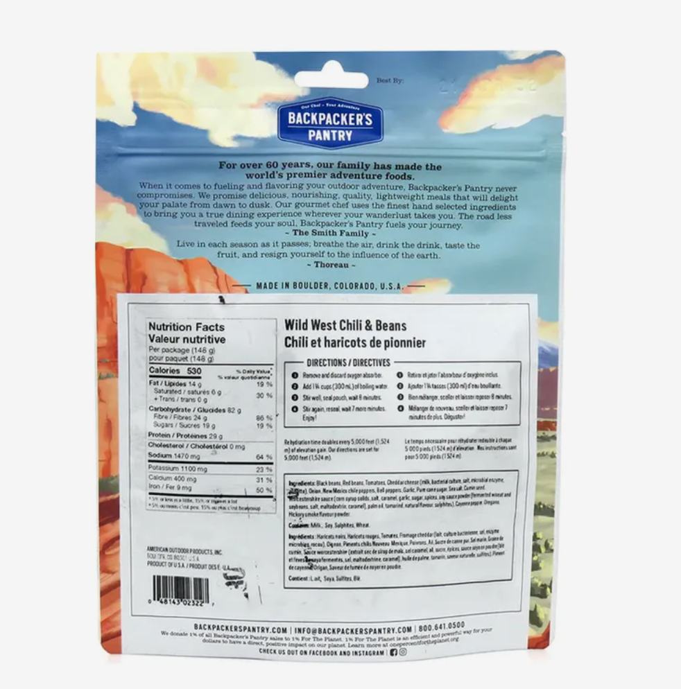 Backpacker's Pantry Wild West Chili & Beans image 2