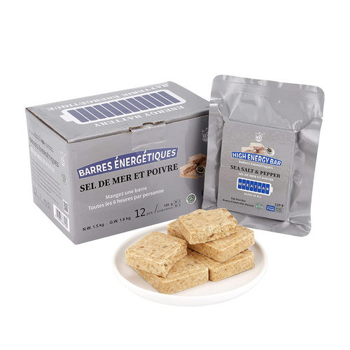 BDH High Energy Bar Sea Salt & Pepper 120gx12bags image 0