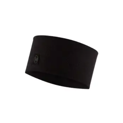 Buff Merino Wide Headband-Black OS image 0