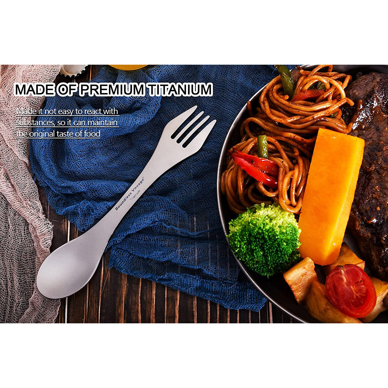 Boundless Voyage Titanium Spoon & Fork image 5
