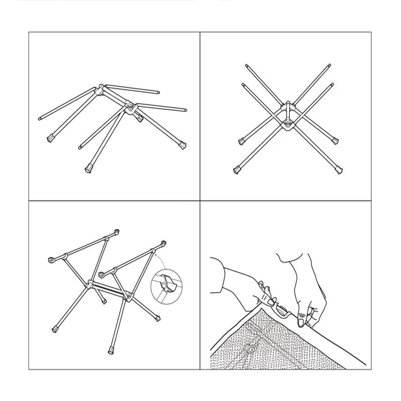 NATUREHIKE FOLDABLE CAMPING TABLE | FOR OUTDOOR USE | LIGHTWEIGHT FOLDING TABLE