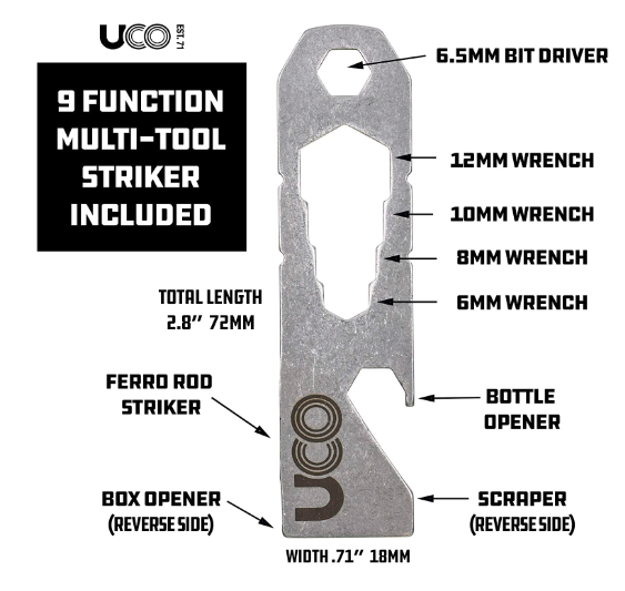 UCO Survival Fire Striker - Titan image 2