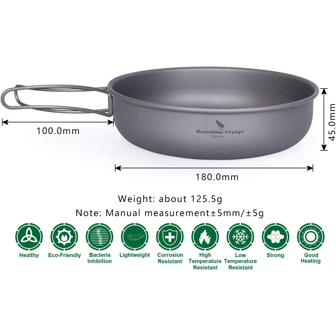 Boundless Voyage Titanium Frying Pan 7 inch image 4