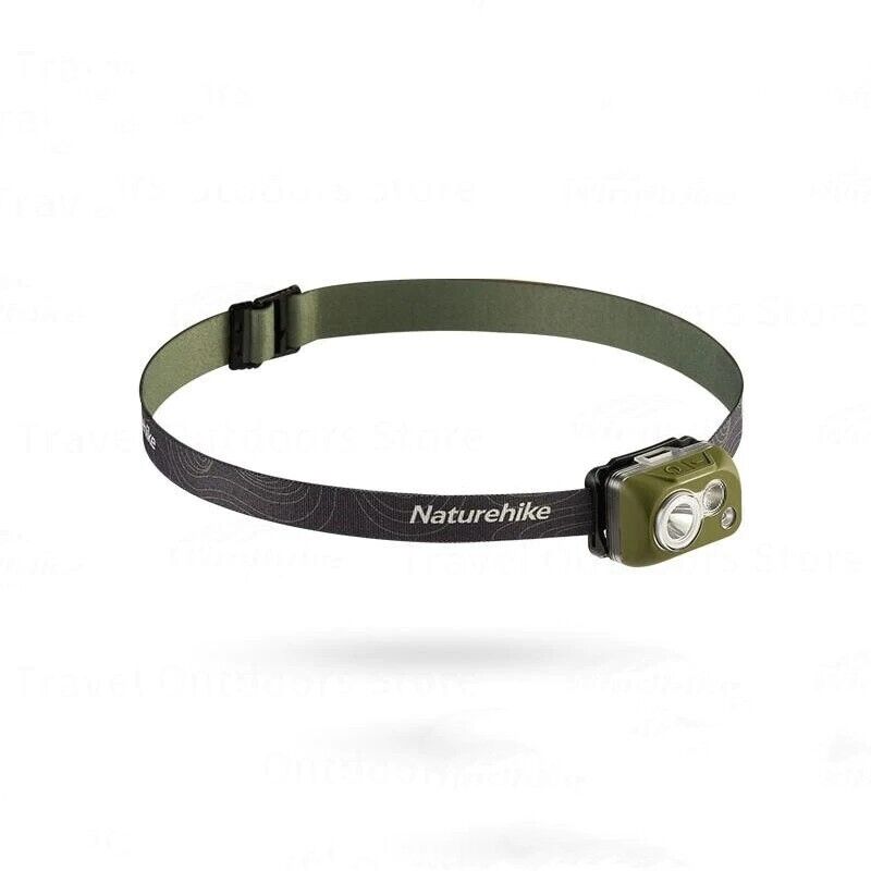 Naturehike IP68 Headlamp 3*AAA - Moss Green image