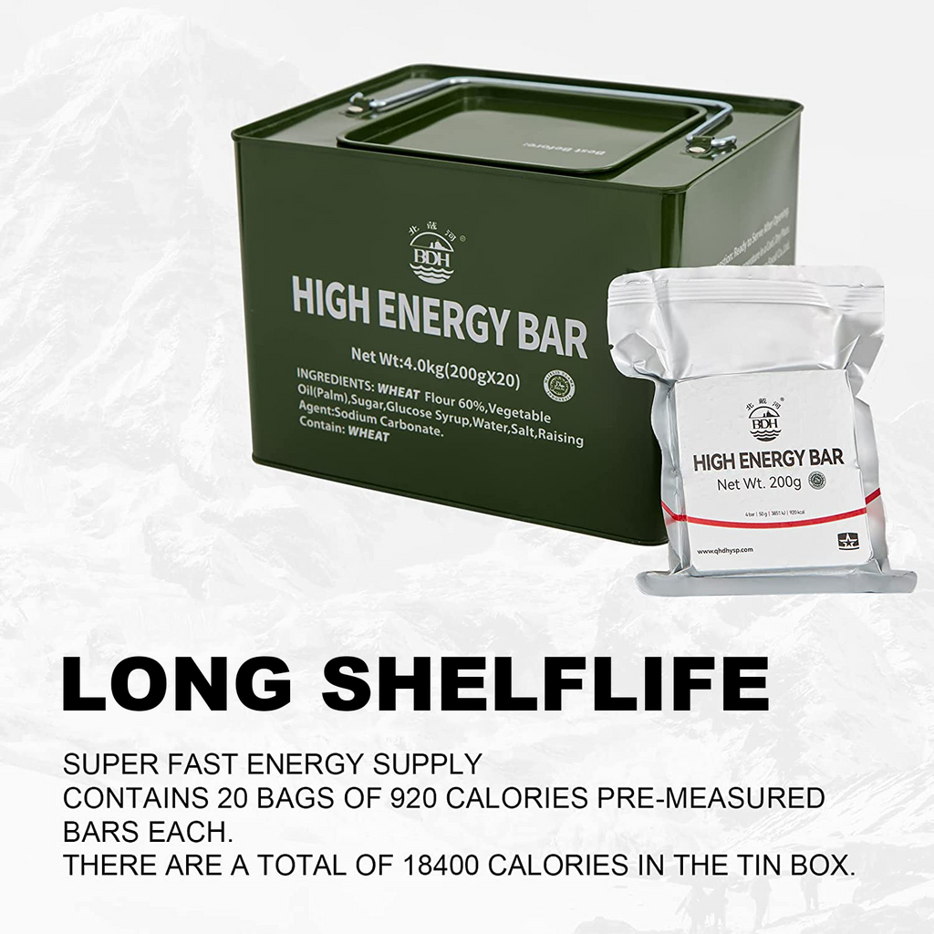BDH High Energy Bar 200g/20Packs | Updated Tin Box image 2