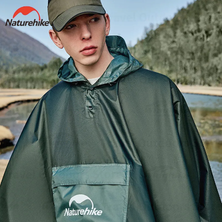 Naturehike Multicoloured Poncho Raincoat image 3