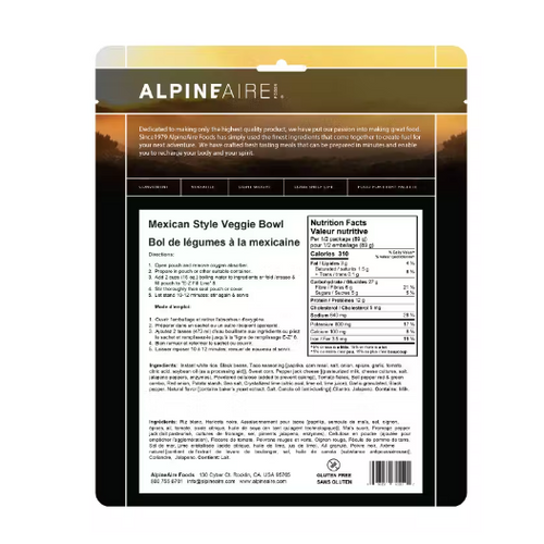 Alpineaire Mexican Style Veggie Bowl image 1