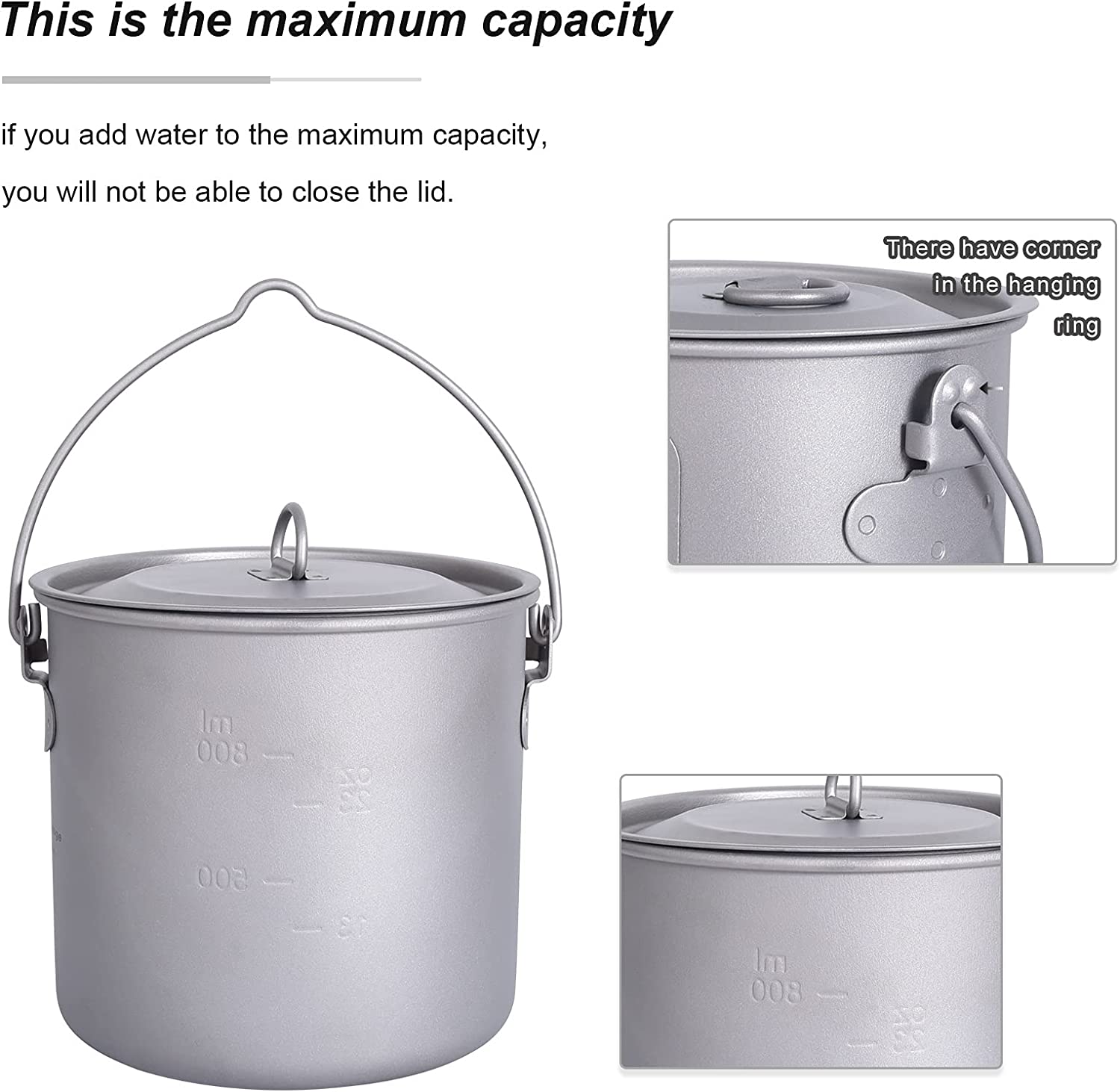 Boundless Voyage Titanium Hanging Cup 1100ml image 5