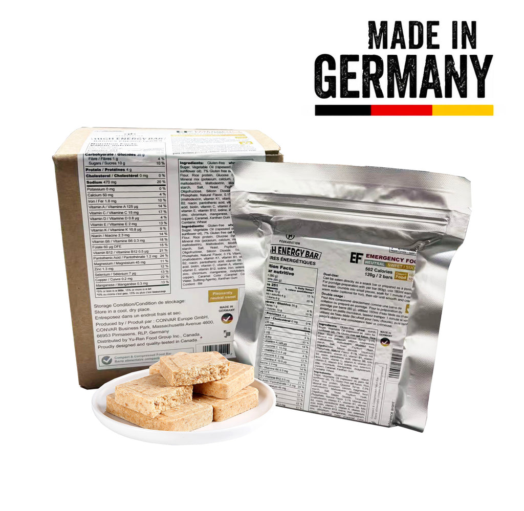 Peak4Ration’s new Germany-made emergency food products have arrived. Discover how long shelf life, compact preparedness nutrition, and growing global uncertainty are driving the rise of household resilience and modern emergency preparedness.