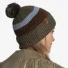 Buff Knitted Beanie Hat