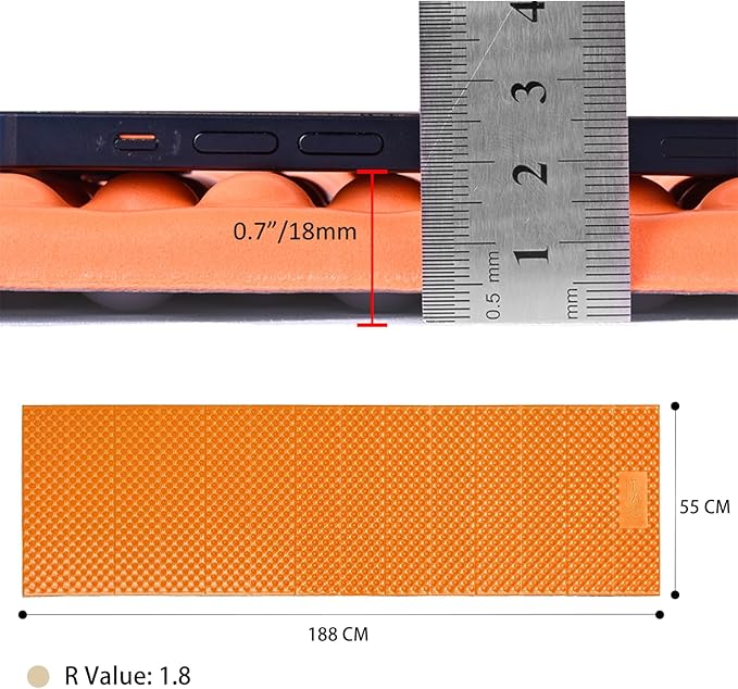 Mountain Spring Classic Folding Pad without Aluminum Foil
