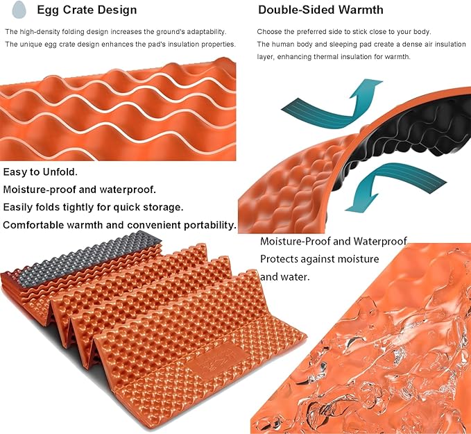 Mountain Spring Classic Folding Pad without Aluminum Foil