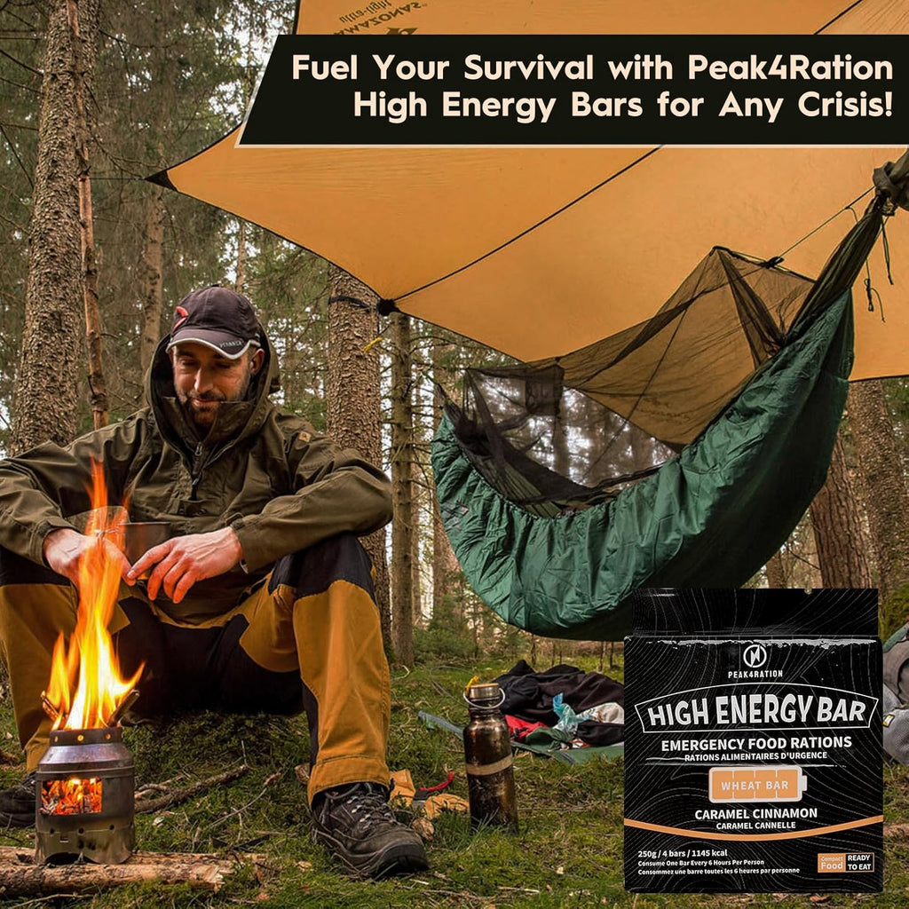 PEAK4RATION High Energy Bar Caramel Cinnamon 250g image 1