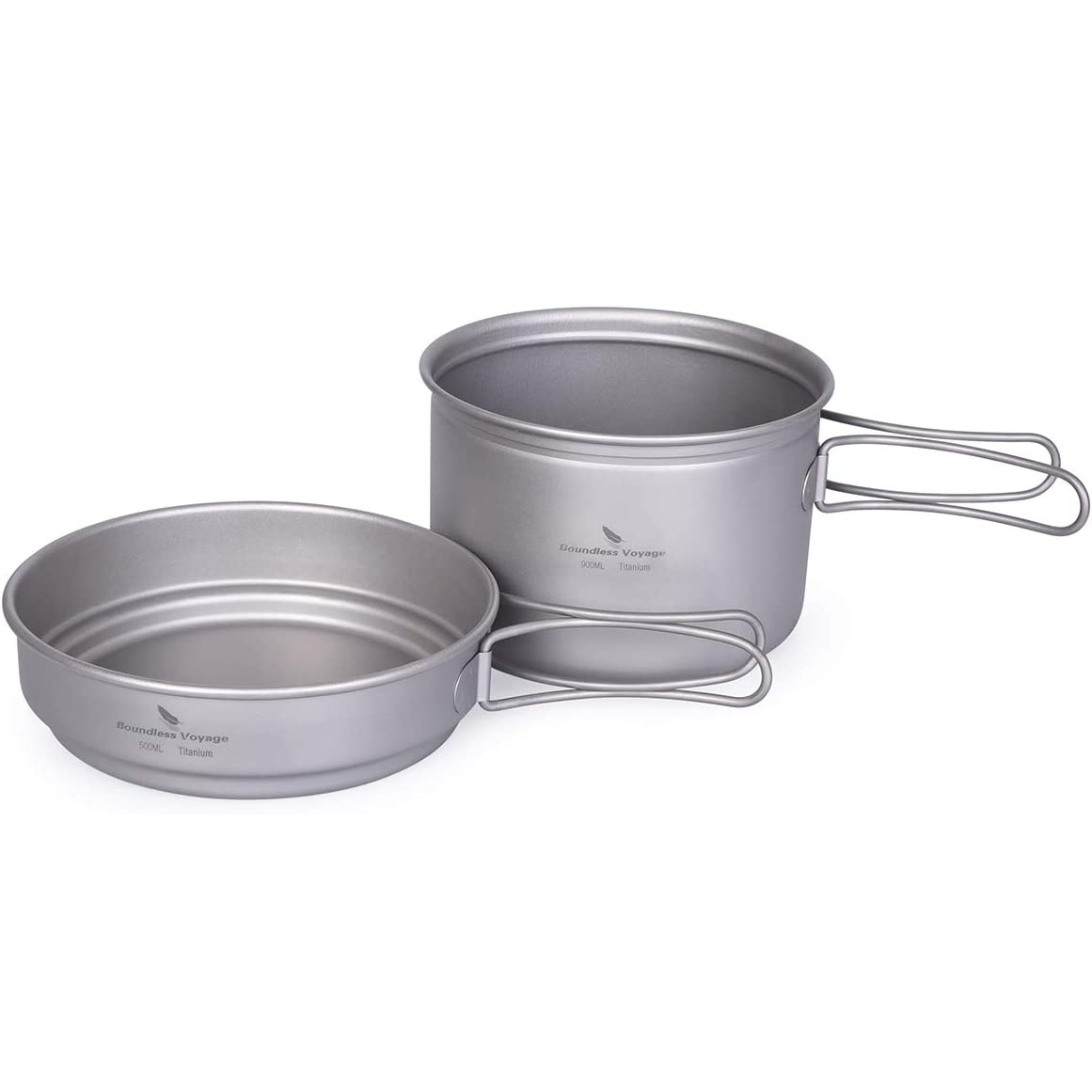 Boundless Voyage Titanium Pot Pan Set 500ml+900ml image 1