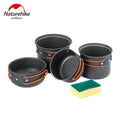 Naturehike 4pc Hiking Camping Cookware image 0