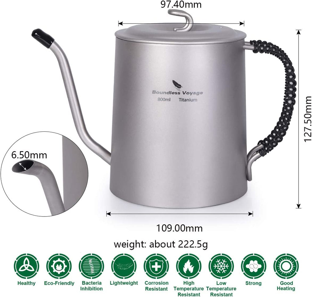 Boundless Voyage Titanium Kettle 800ml image 2
