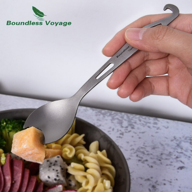 Boundless Voyage Titanium Spoon with Opener image 2