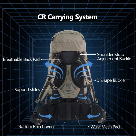 Naturehike 70L Backpack image 2