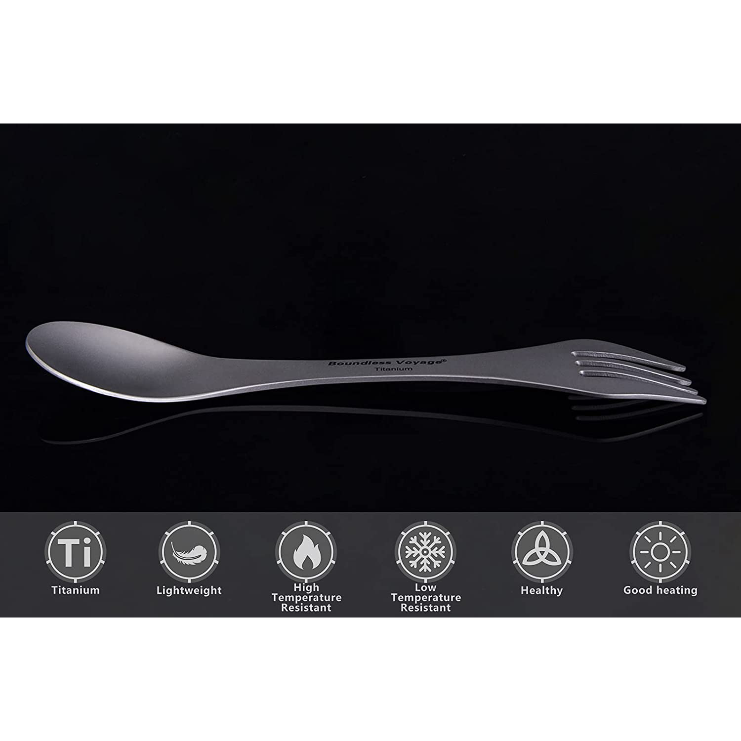 Boundless Voyage Titanium Spoon & Fork image 2