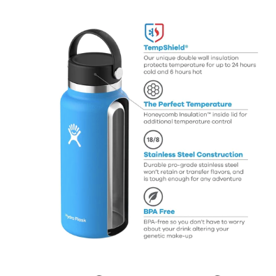 Hydro Flask 32oz Wide Mouth Flex Cap image 4
