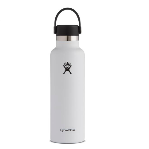 Hydro Flask 21oz Standard Mouth Flex Cap - White image