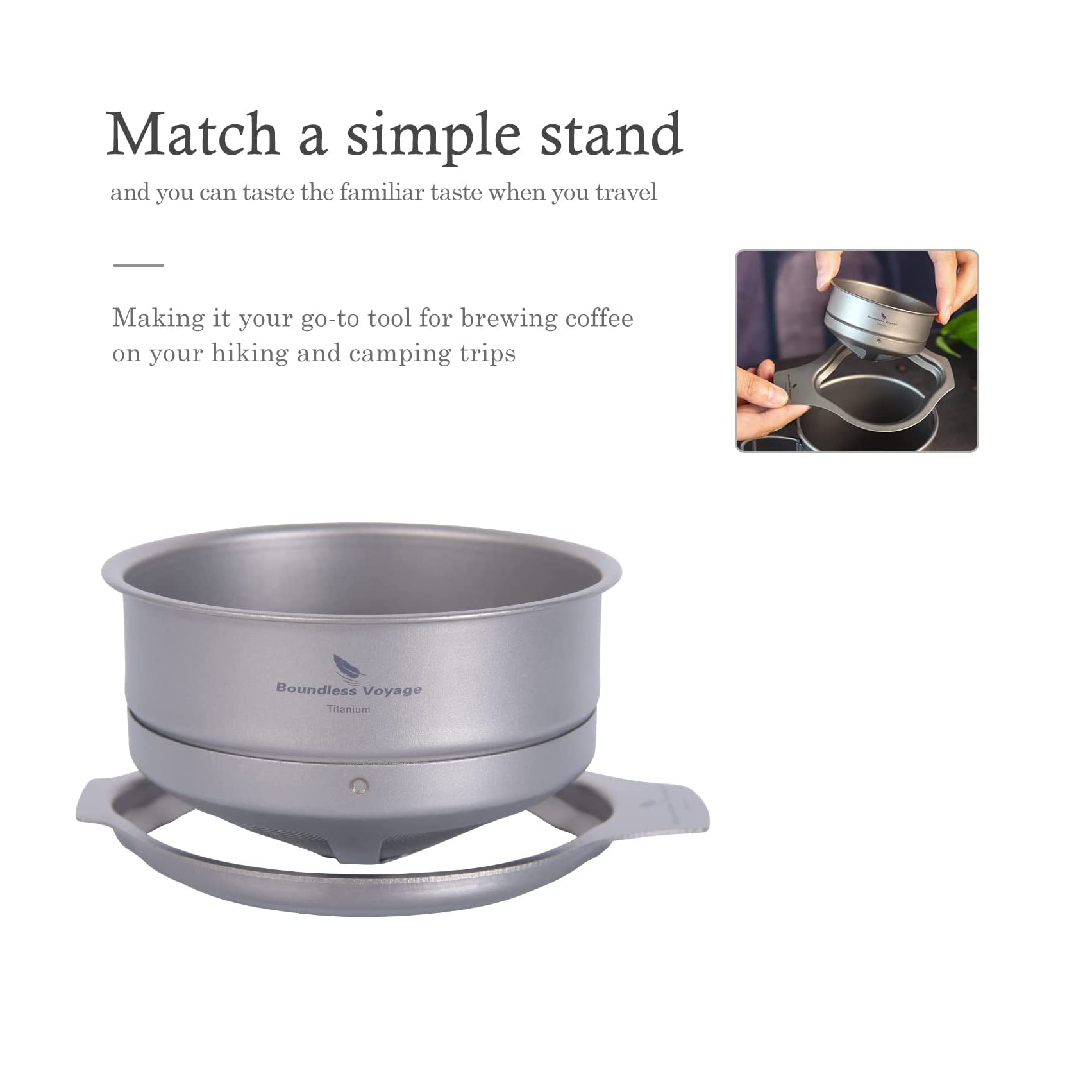 Boundless Voyage Titanium Filter+Filter Stand S image 1