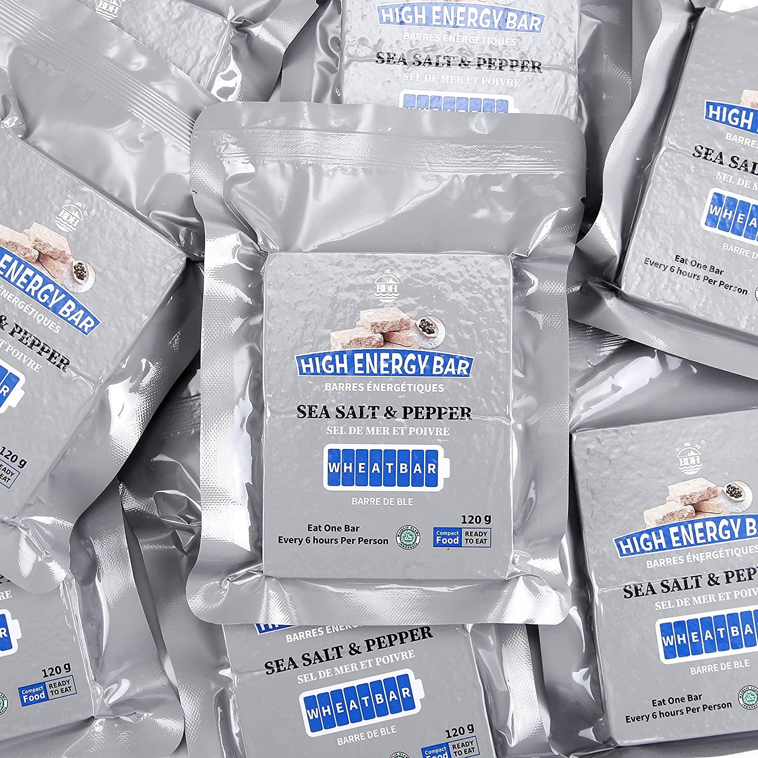 BDH High Energy Bar Sea Salt & Pepper 120gx12bags image 4