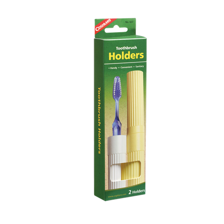 Coghlan's Toothbrush 2 Holders - Yellow/White image 0