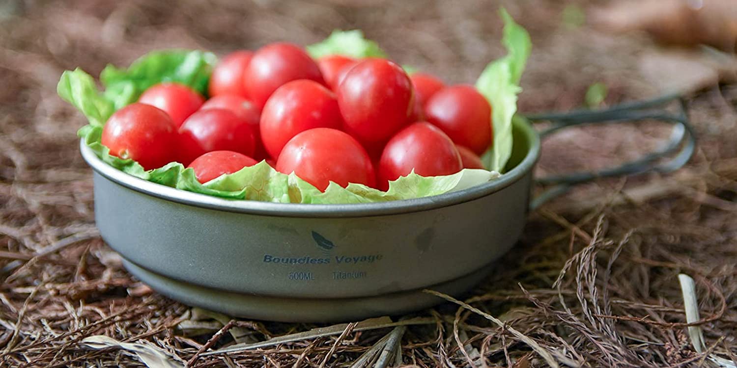 Boundless Voyage Titanium Pot Pan Set 500ml+900ml image 2