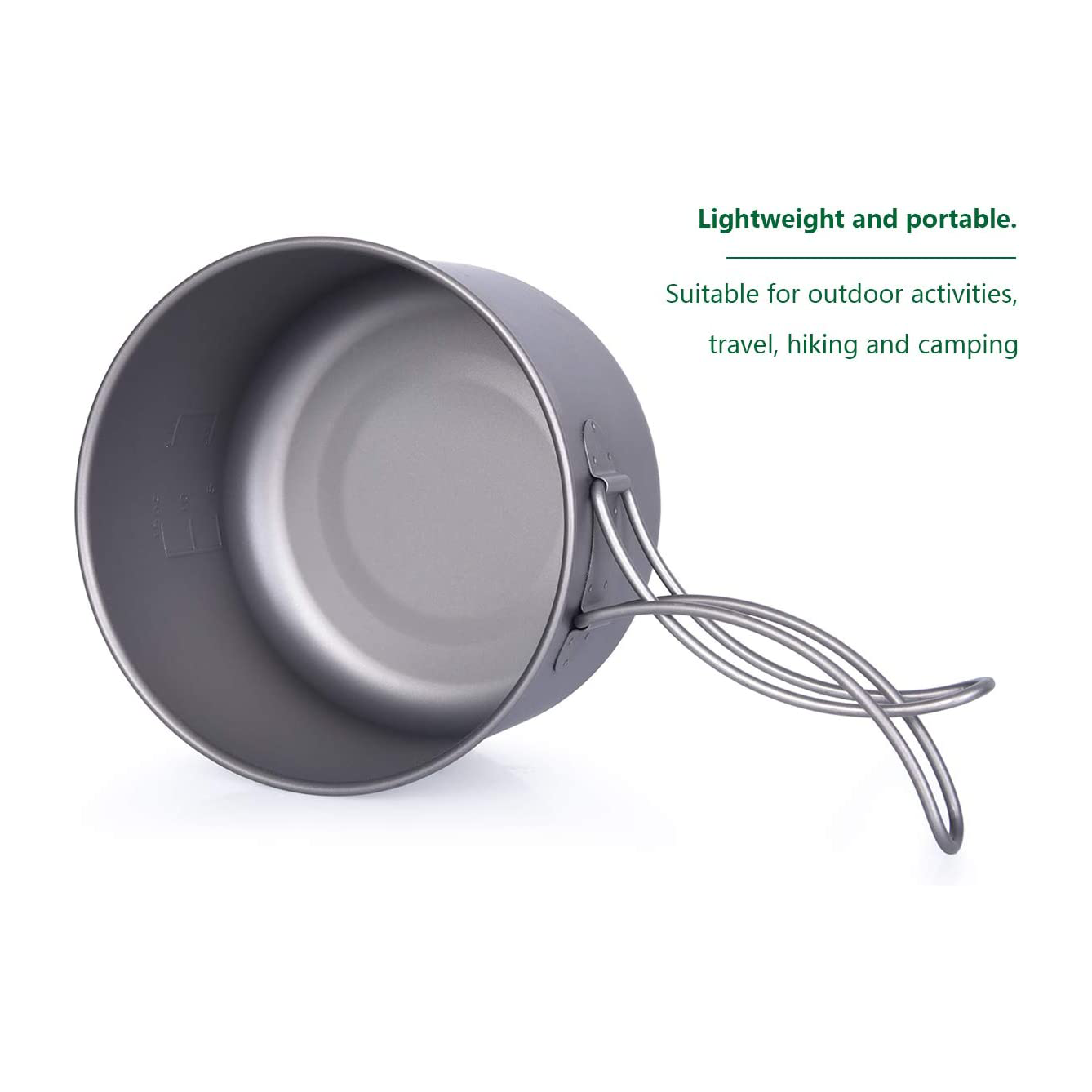 Boundless Voyage Titanium Pot 800ml+lid image 1