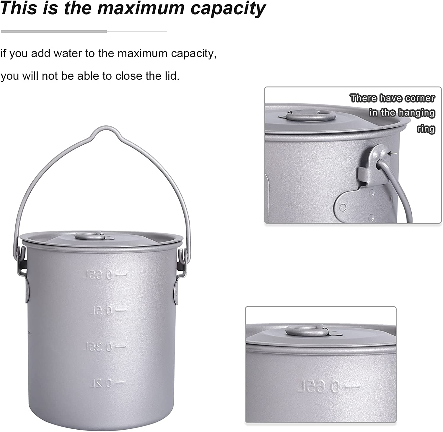 Boundless Voyage Titanium Hanging Cup 750ml image 4